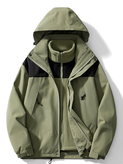 Men's 3-in-1 Winter Jacket with Hood