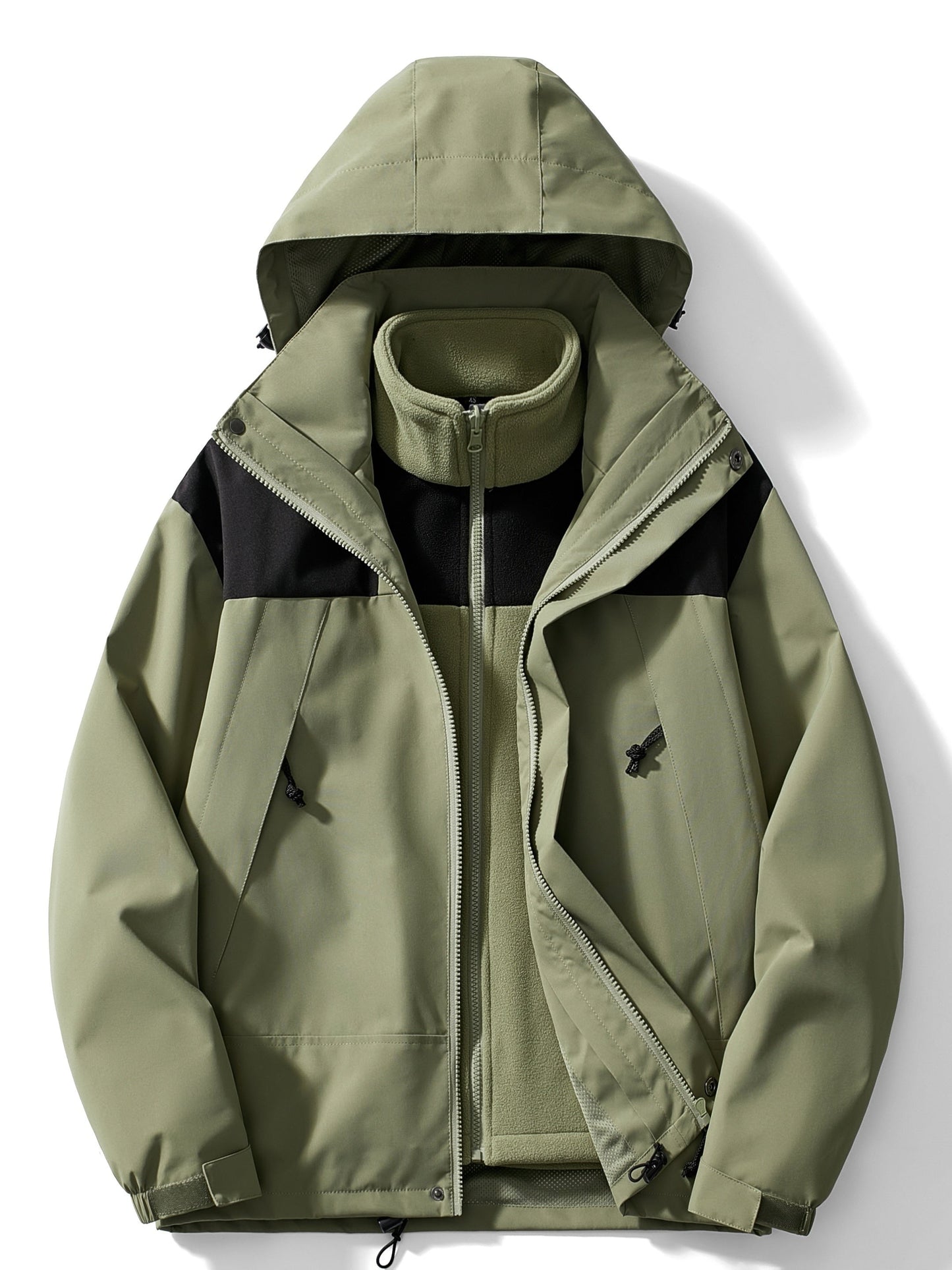 Praktische Winterjacke 3-in-1 Damen Herbst - IdealeKleiden
