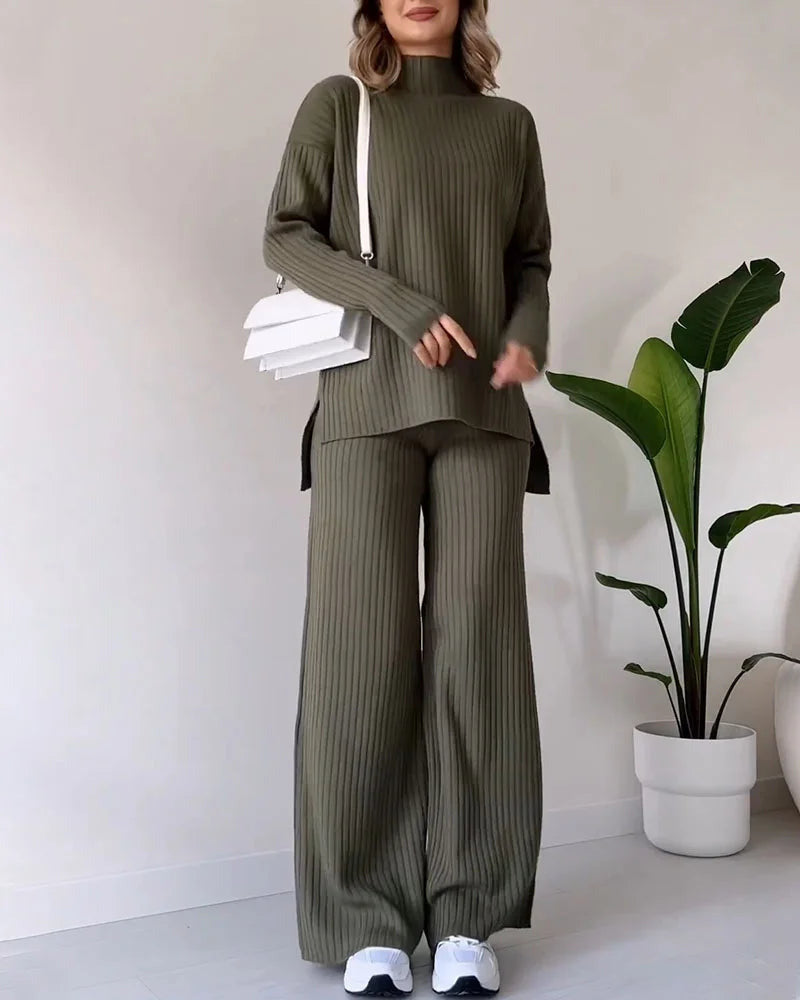 Stylish Women's Two-Piece Set Elegant Short