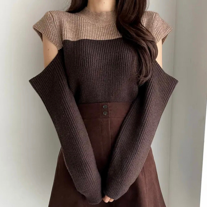 Stylish Knitted Sweaters Women's Fashion Neckline Sleeves