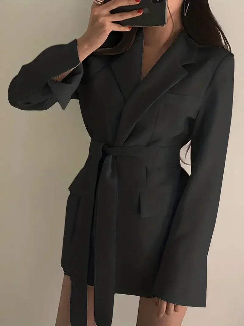 Elegant Women's Mini Blazer Dress