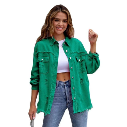 Stylish Denim Jacket Elegant & Casual