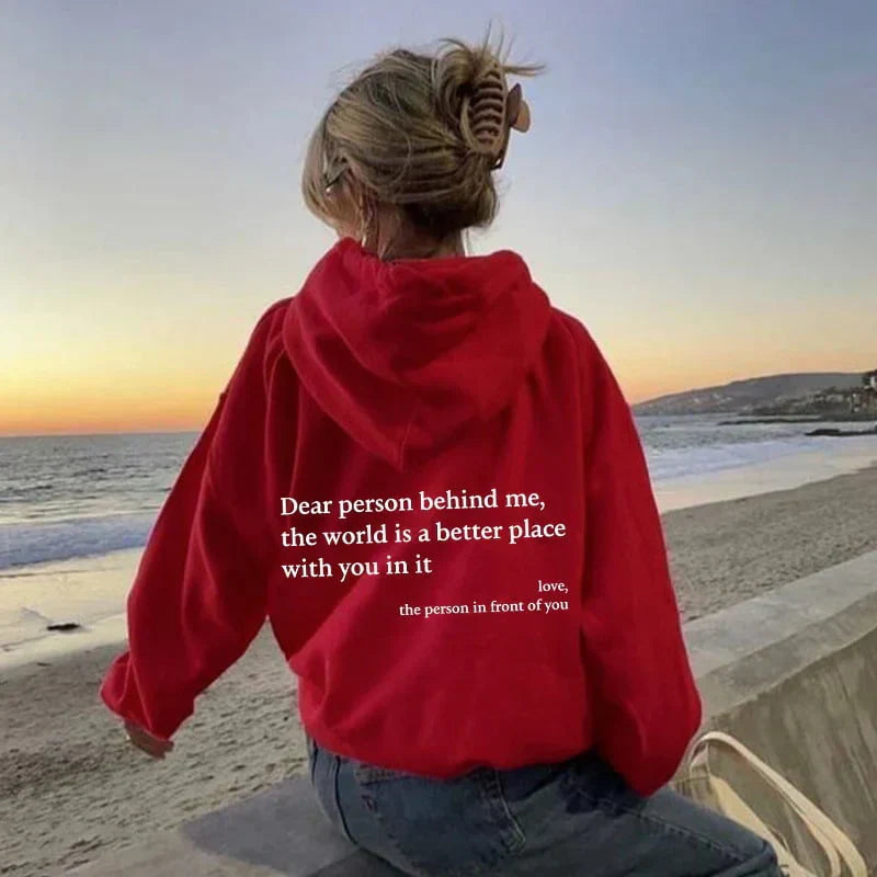Oversized Sweatshirt Women Soft