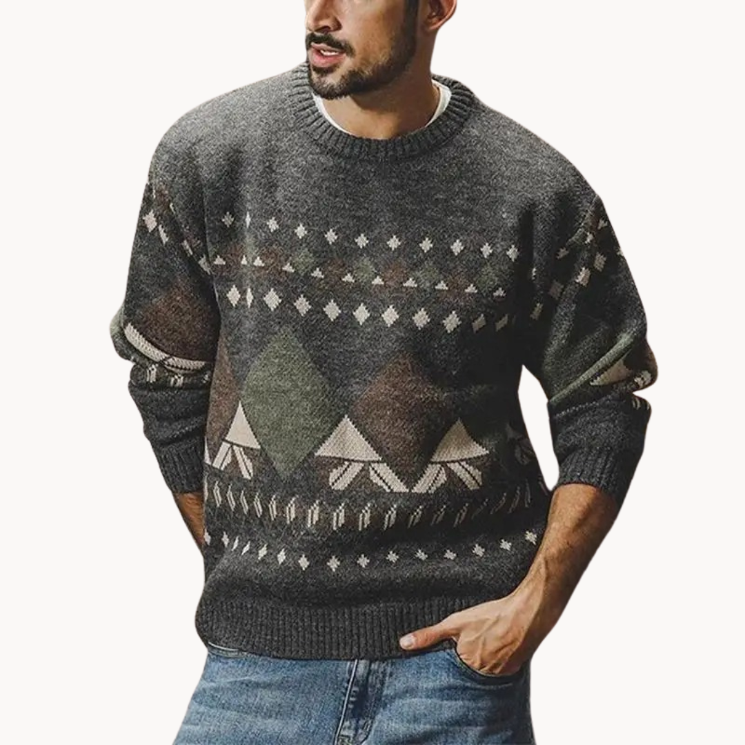 Elegante Damenpullover Retro Stil - IdealeKleiden
