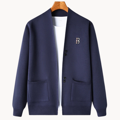 Comfortable knit jacket casual look