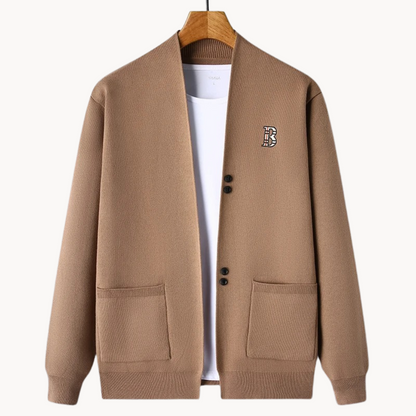 Comfortable knit jacket casual look