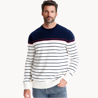 Women's Striped Cotton Jumper Modern