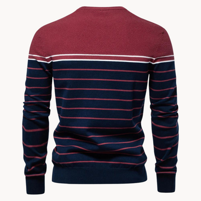Women's Striped Cotton Jumper Modern