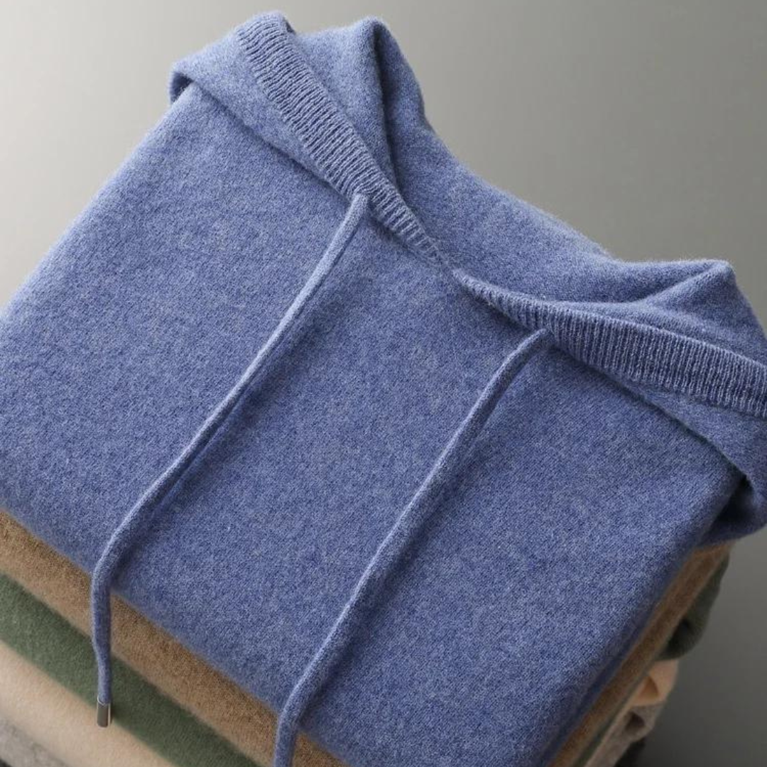 Soft Merino Cardigan Hoodie