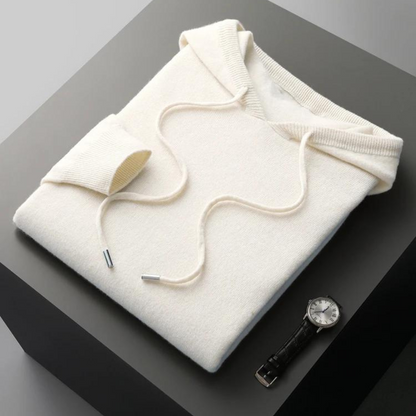 Soft Merino Cardigan Hoodie