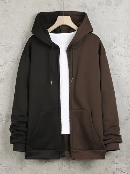 Men's Hooded Sweatshirt Grey Marl