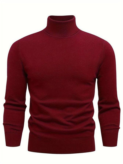 Men's Turtleneck Sweater Modern Versatile