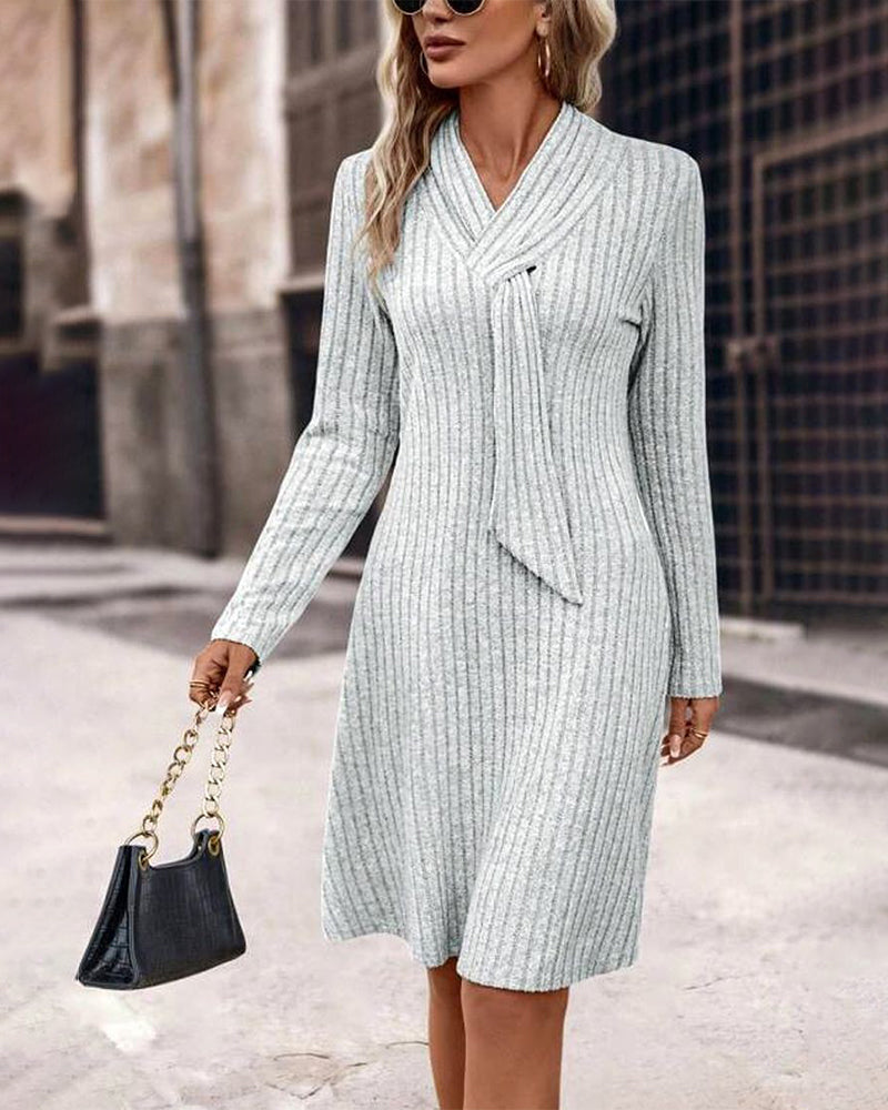 Elegant A-Line Dress Simply Stylish