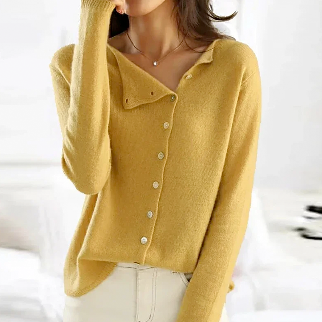 Cozy Cardigan for Women Round Neck