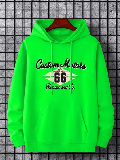 Men's Retro Hoodie Vintage Style
