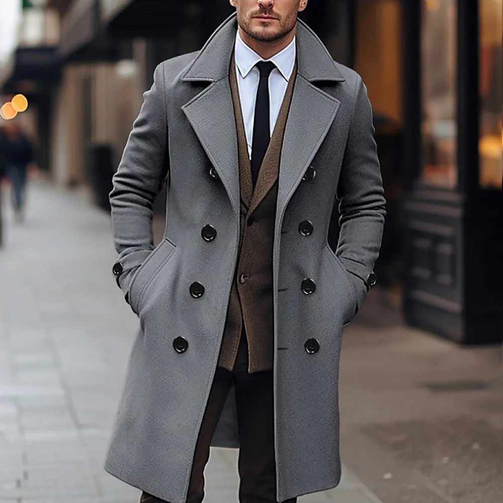Men's Spring Coat Elegant Modern