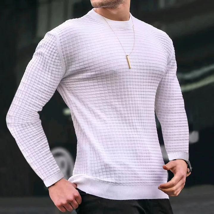 Eleganter Strickpullover Milano Slim Fit Design