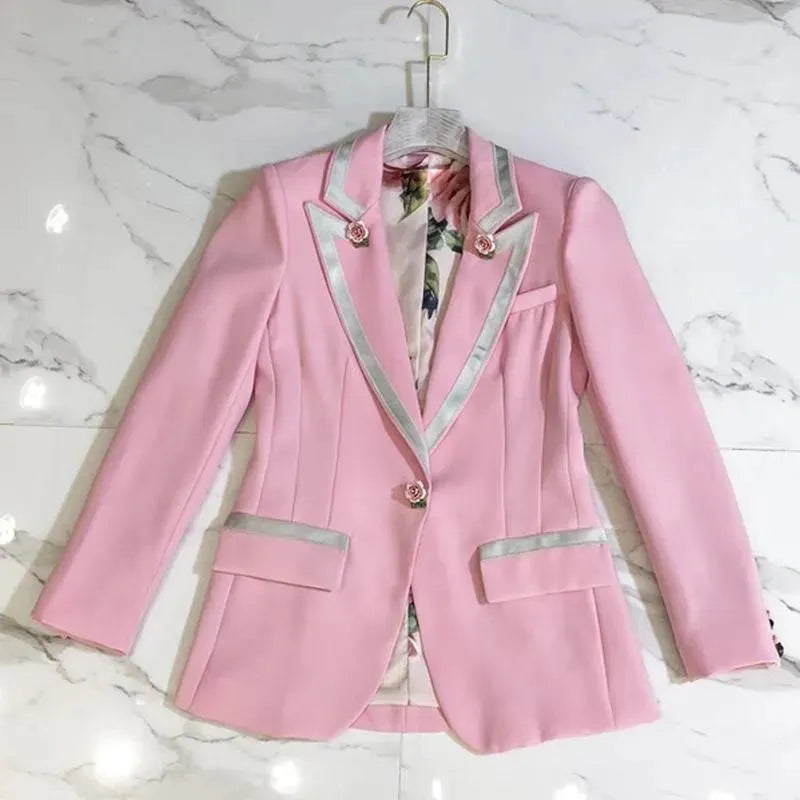 Elegant Women's Blazer Pink