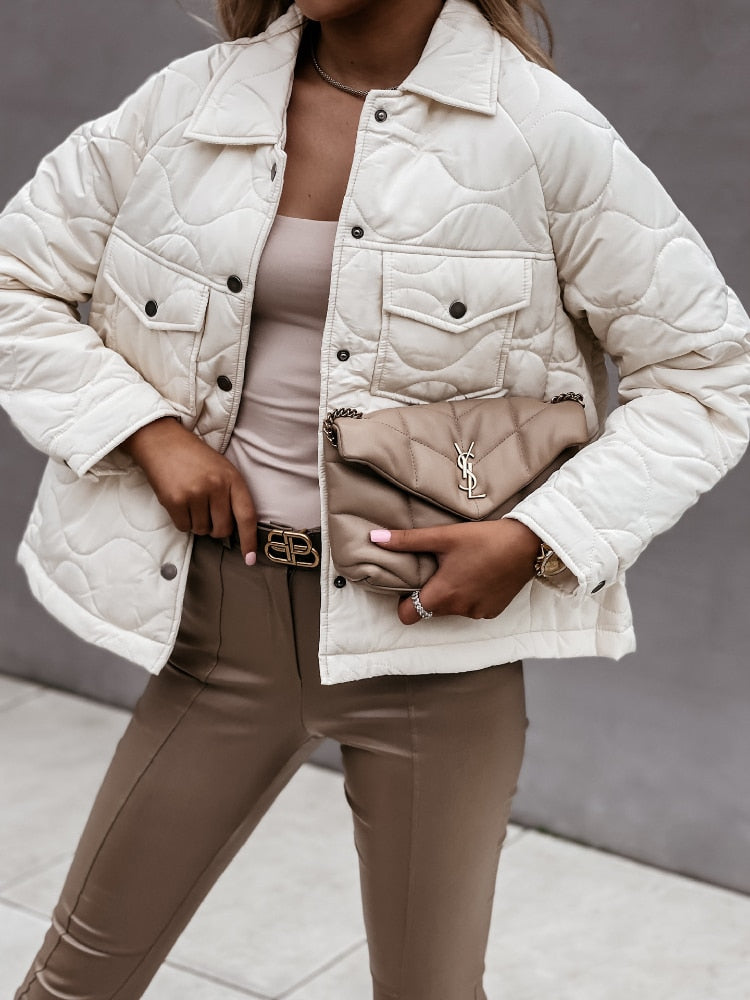 Elegant Women's Winter Coat Stylish Warm