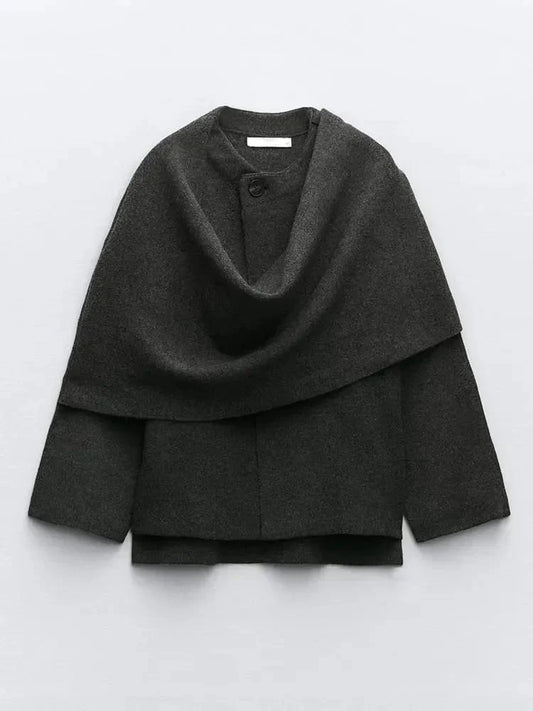 Elegante Damenwinterkleidung Retro Stil - IdealeKleiden