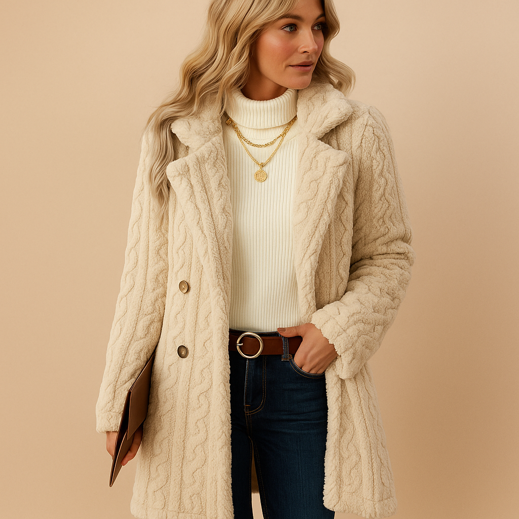 Warm Women's Winter Jacket Teddy Long