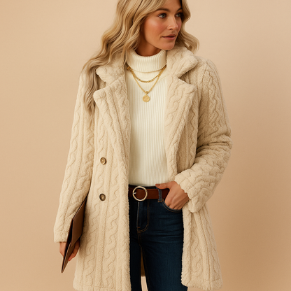 Warm Women's Winter Jacket Teddy Long