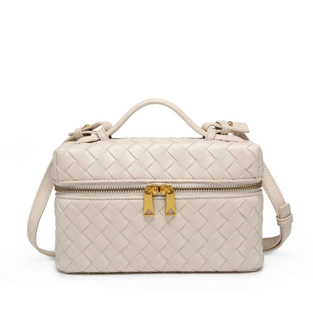 Stylish women's handbag with textile design