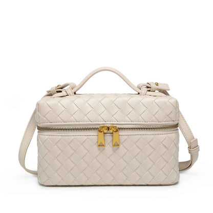 Stylish women's handbag with textile design