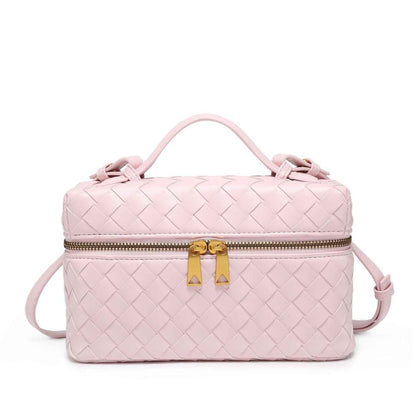 Stylish women's handbag with textile design