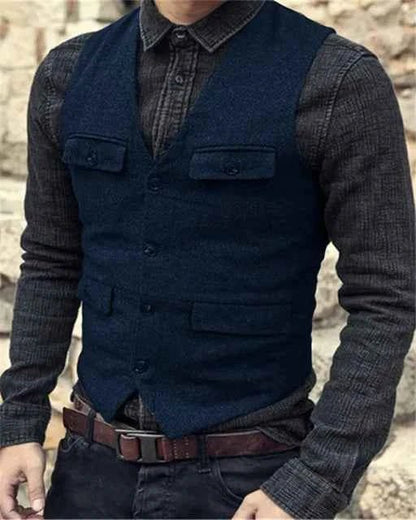 Stylish Men's Vest Modern Slim Fit