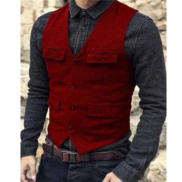 Stylish Men's Vest Modern Slim Fit