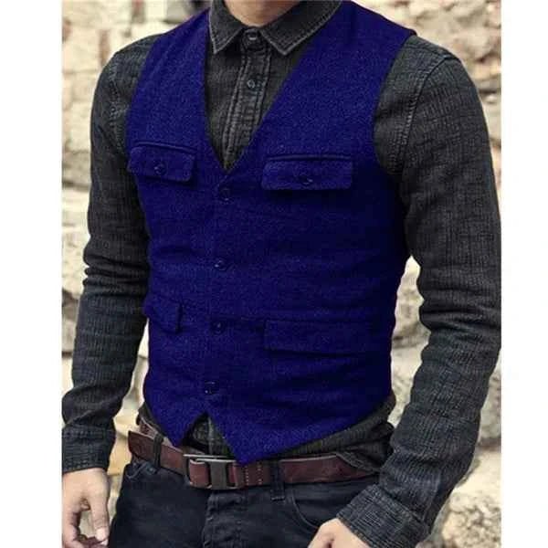 Stylish Men's Vest Modern Slim Fit