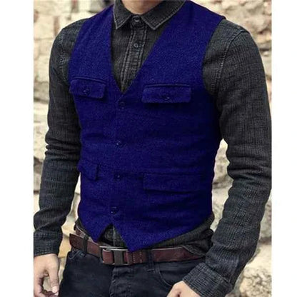 Stylish Men's Vest Modern Slim Fit