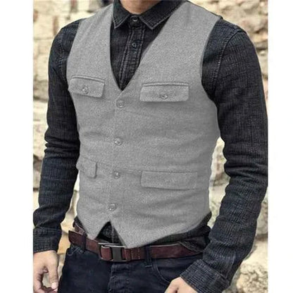 Stylish Men's Vest Modern Slim Fit