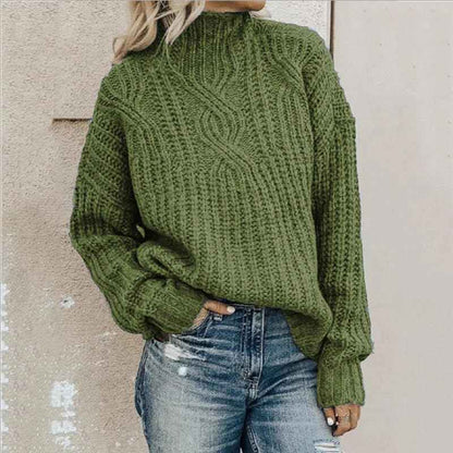 Women's Round Neck Jumper Modern Chic