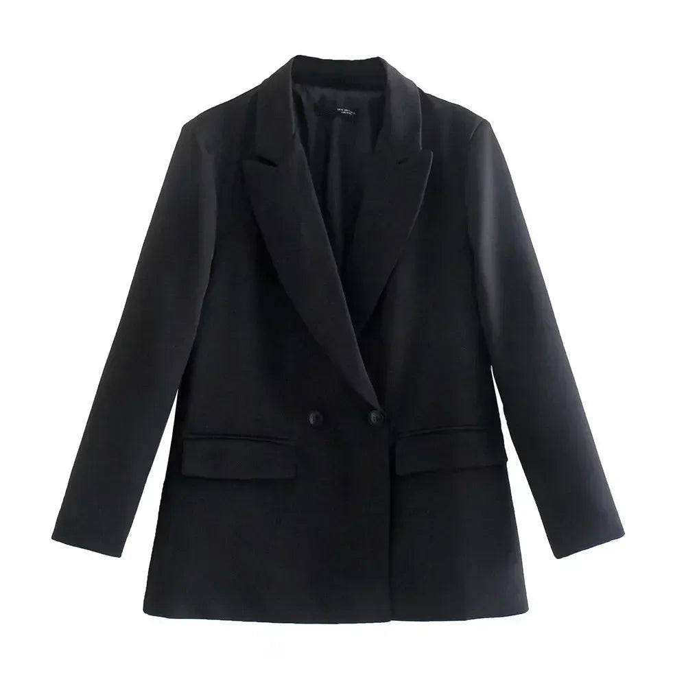 Stylish Women's Blazer With Pockets