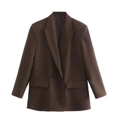 Stylish Women's Blazer With Pockets