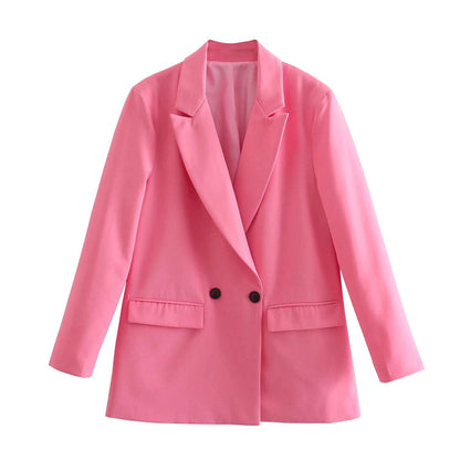 Stylish Women's Blazer With Pockets