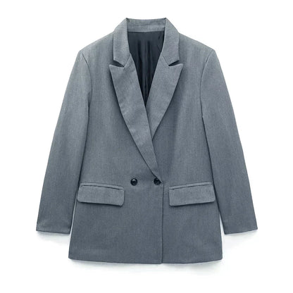 Stylish Women's Blazer With Pockets