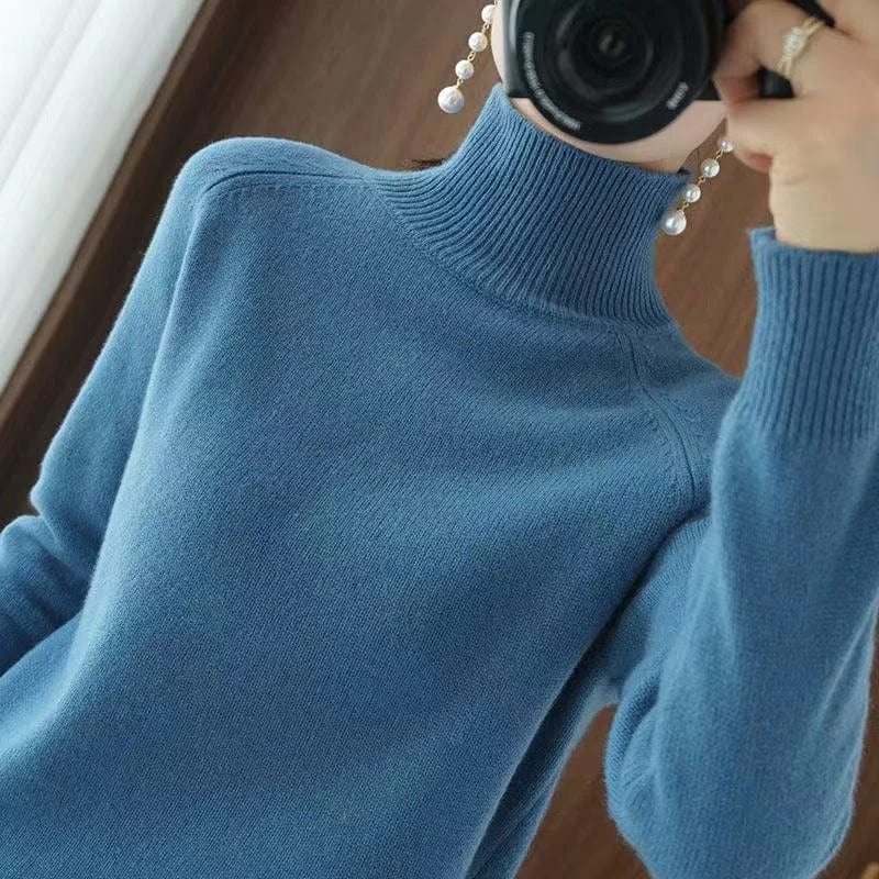 Stylischer Rollkragen Pullover Elegantes Design