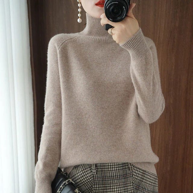 Stylischer Rollkragen Pullover Elegantes Design