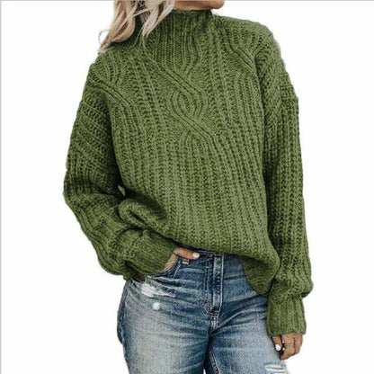 Women's Pullover Winter Cable Knit Style
