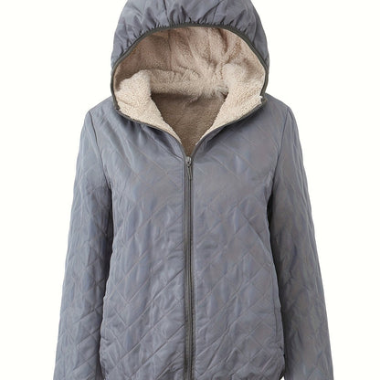 Warm Padded Winter Jacket with Hood