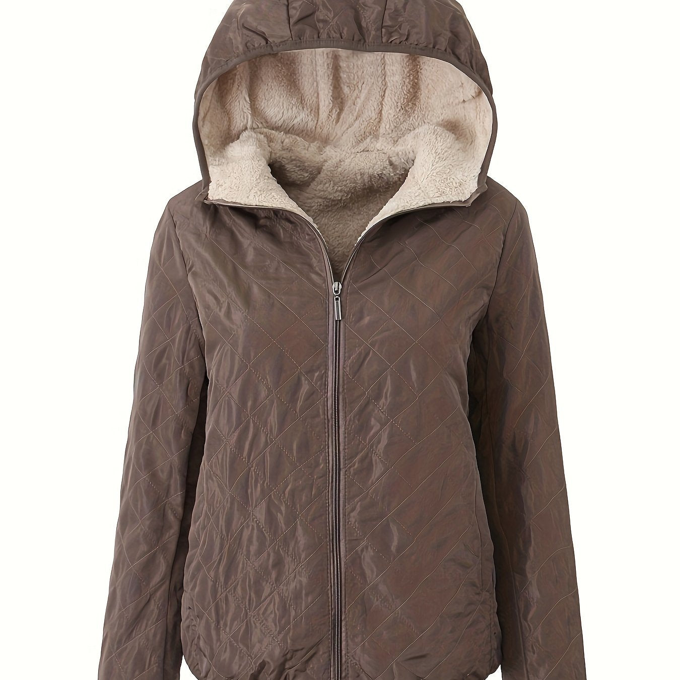 Warm Padded Winter Jacket with Hood