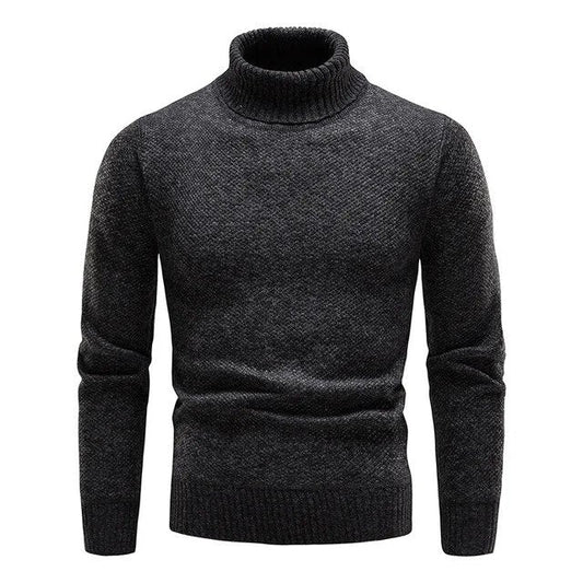 Herren Rollkragenpullover Elegant Komfortabel - IdealeKleiden