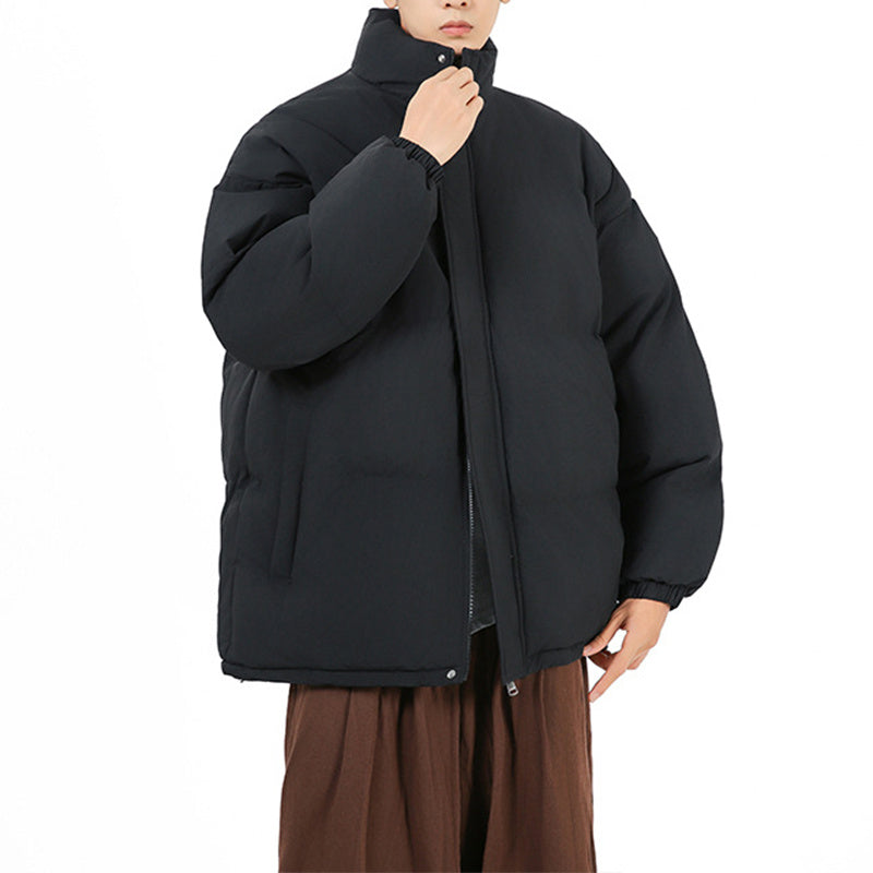 Winterjacke Oversize Stehkragen Warm - IdealeKleiden