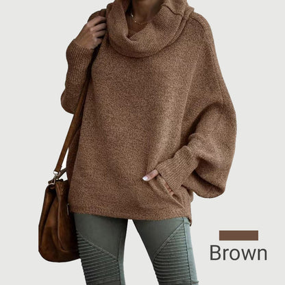 Cozy Batwing Sweater with Pockets