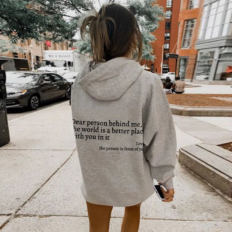 Stylish hoodie with cool back design