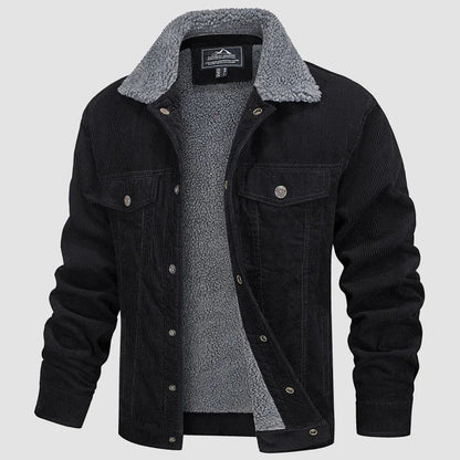 Herren Cordjacke Warm Bequem