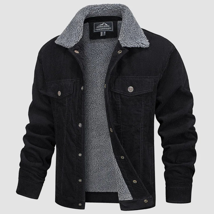 Stylish Corduroy Jacket Men's Trend
